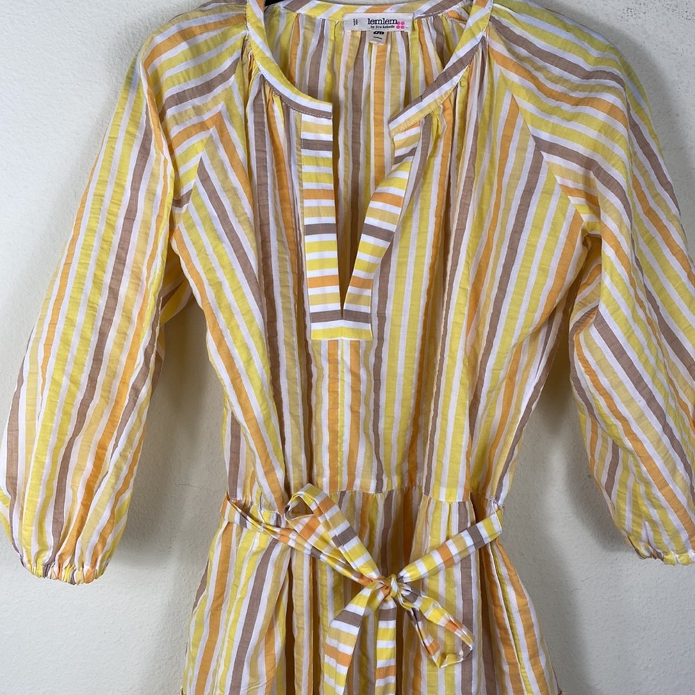 LemLem Bahiri Yellow Sunshine Dress. Size M. - Picture 2 of 7